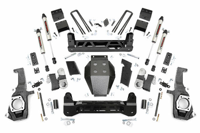 Rough Country 5in GM NTD Suspension Lift Kit / V2 11-19 2500HD/3500HD 26070