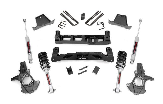 Rough Country 7.5in GM Suspension Lift Kit w/N3 Shocks & Struts 07-13 1500 PU 26331