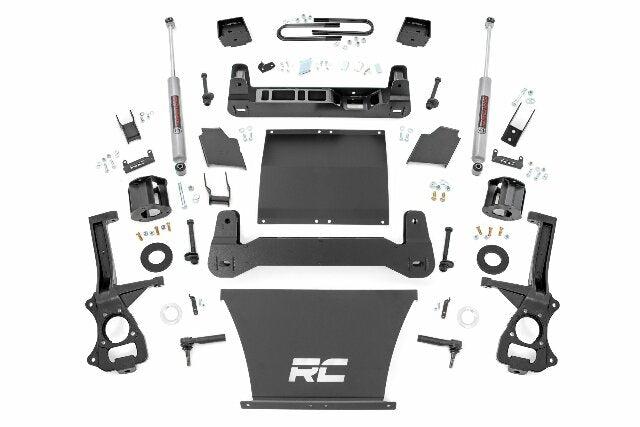 Rough Country 6" Lift Kit Mono Leaf Rear N3 GMC Sierra 1500 2025 26631_A