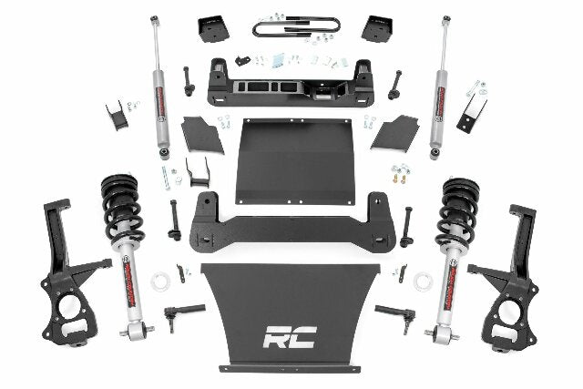 Rough Country 6" Lift Kit Mono Leaf Rear N3 Struts GMC Sierra 1500 19-25 26632