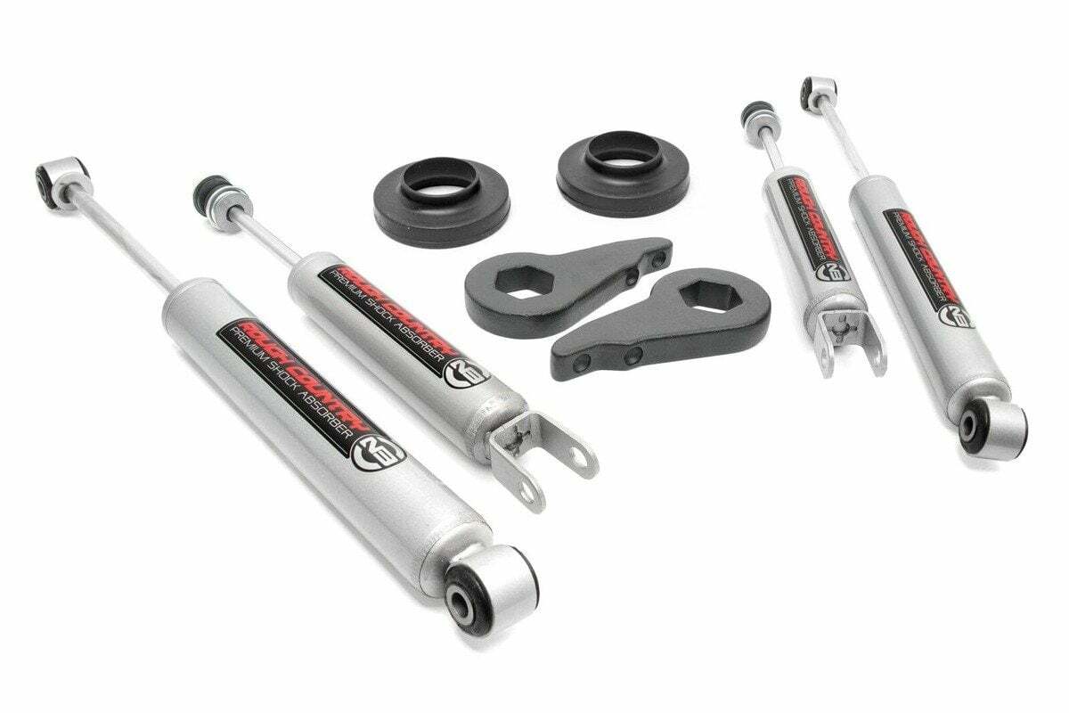 Rough Country Chevy GMC Tahoe Yukon Sub 2" Leveling Kit w/N3 Shocks 00-06 27330