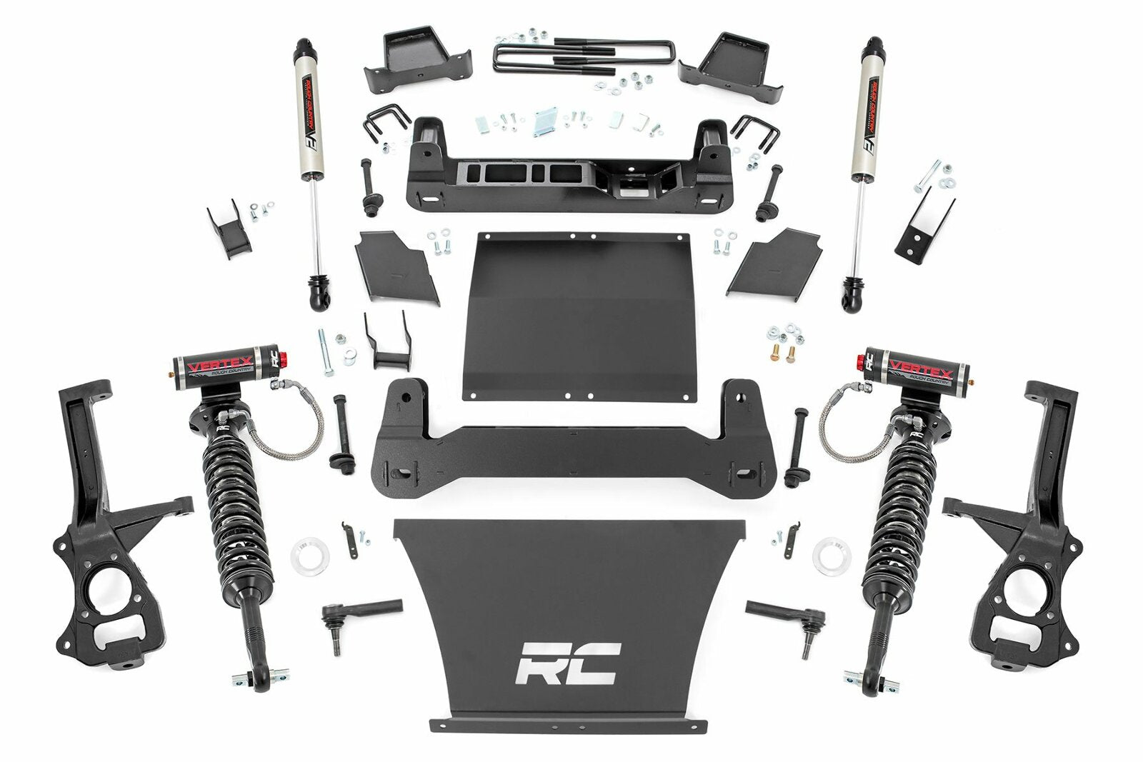 Rough Country 4" GM Suspension Lift Kit Vertex/V2 19-20 1500 Trailbos/AT4 PU 4WD -1