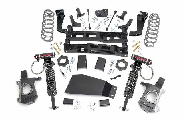 Rough Country 7in GM Suspension Lift Kit w. Vertex Coilovers 07-13 Sub./Yukon XL 28750
