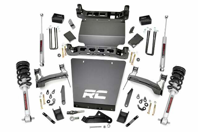 Rough Country 5in GM Suspension Lift Kit w/N3 Shocks & Struts 14-18 1500 PU 4wd 29133