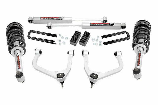 Rough Country 3.5" Lift Kit w/Forged UCA's Struts 19-22 Chevy 1500 PU 29532
