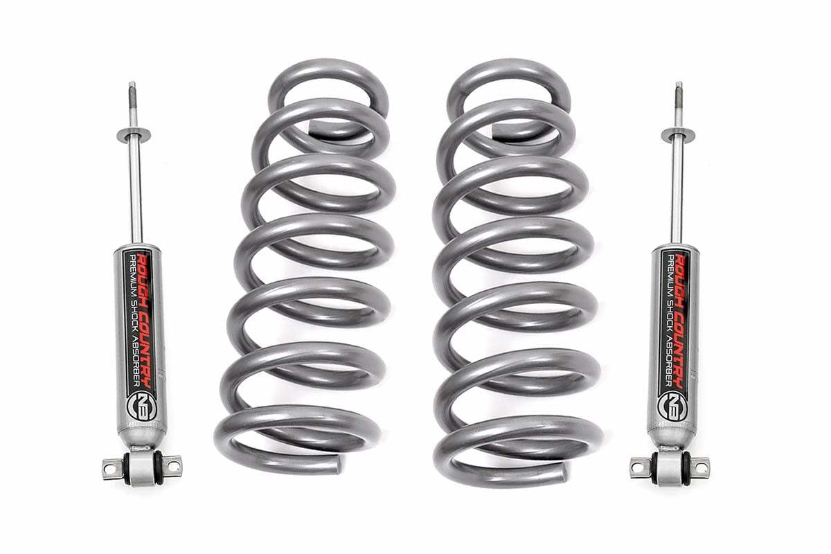 2" Dodge Leveling Coil Springs N3 Shocks 09-18 RAM 1500 2WD V8