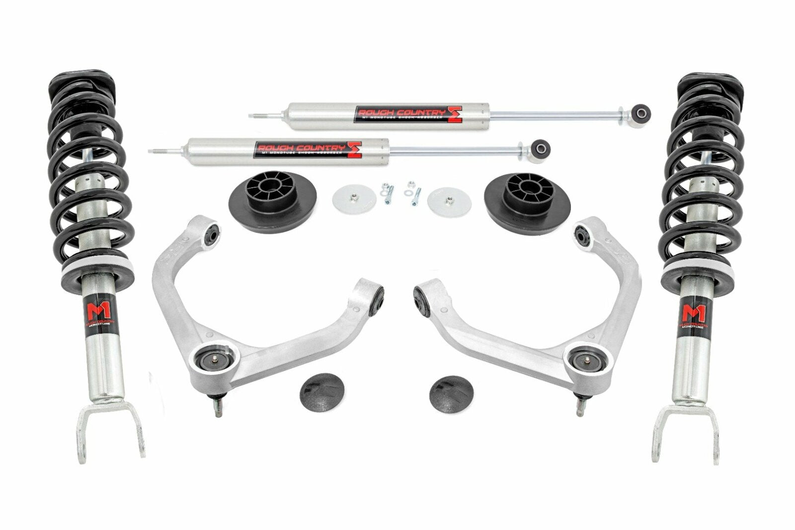 Rough Country 3.5 In Lift Kit M1 Struts/M1 for Ram 1500 2WD/4WD 19-22 -1