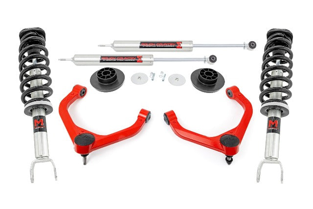 Rough Country 3.5" Lift Kit M1 Struts/M1 for Ram 1500 2019-2025 31440RED