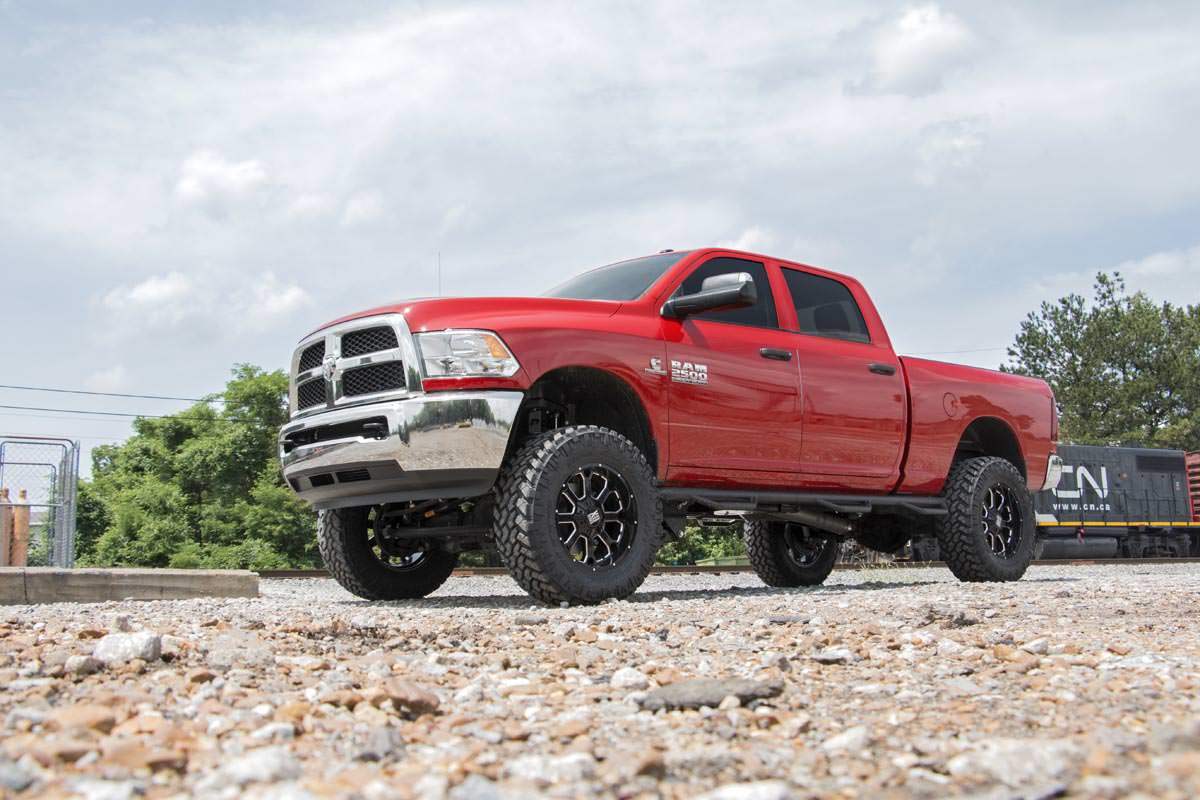 Rough Country 5in Lift Kit Coil Spacers Radius Drops 13-15 for RAM 3500 4WD