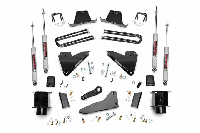 Rough Country 5in Lift Kit Coil Spacers Radius Drops 13-15 for RAM 3500 4wd 35620