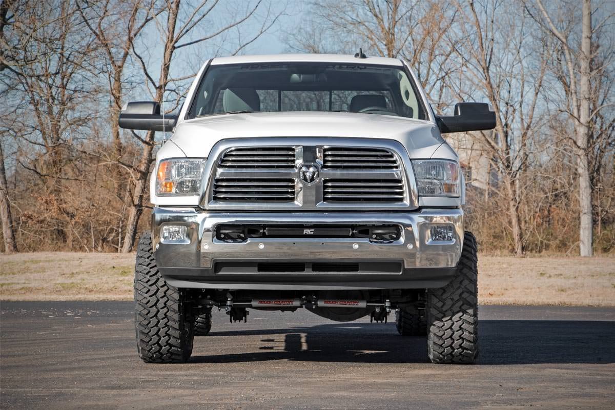 Rough Country 5" Lift Kit Radius Arms V2 Shocks for Ram 14-18 2500 4WD (D) -5
