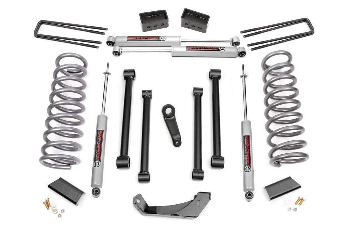 Rough Country Dodge for RAM 1500 5" Suspension Lift Kit 1994-1999 4WD -1