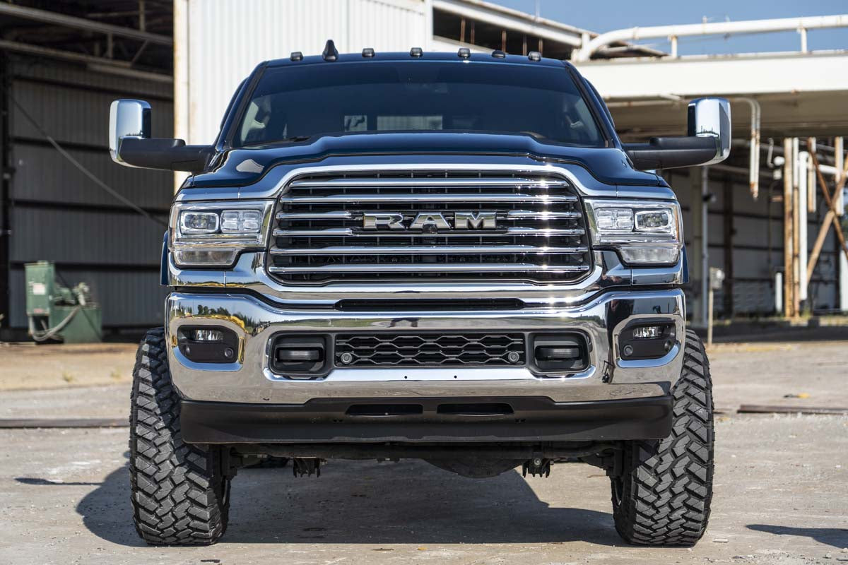 Rough Country 5in Suspension Lift for Ram 3500 Diesel Dually 2019-2020 -9