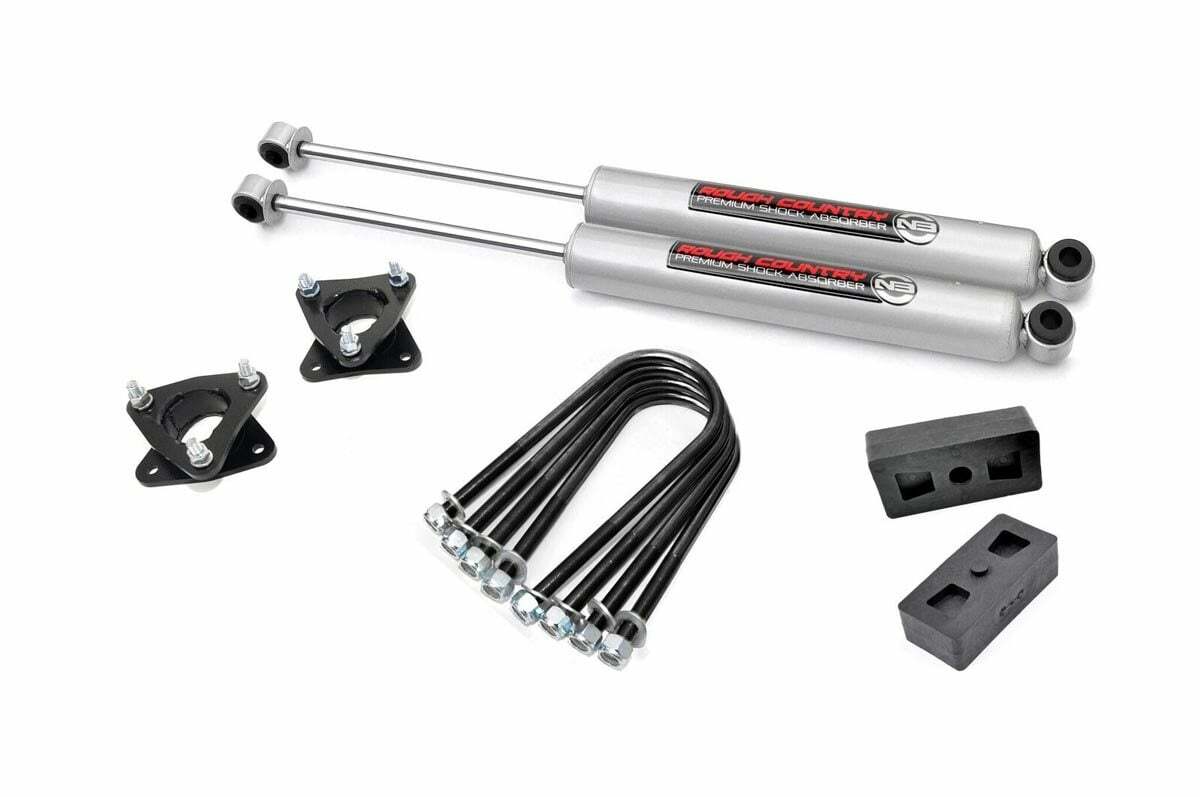 Rough Country 2.5" Lift Kit Multiple Makes & Models Dodge/Mitsubishi -1