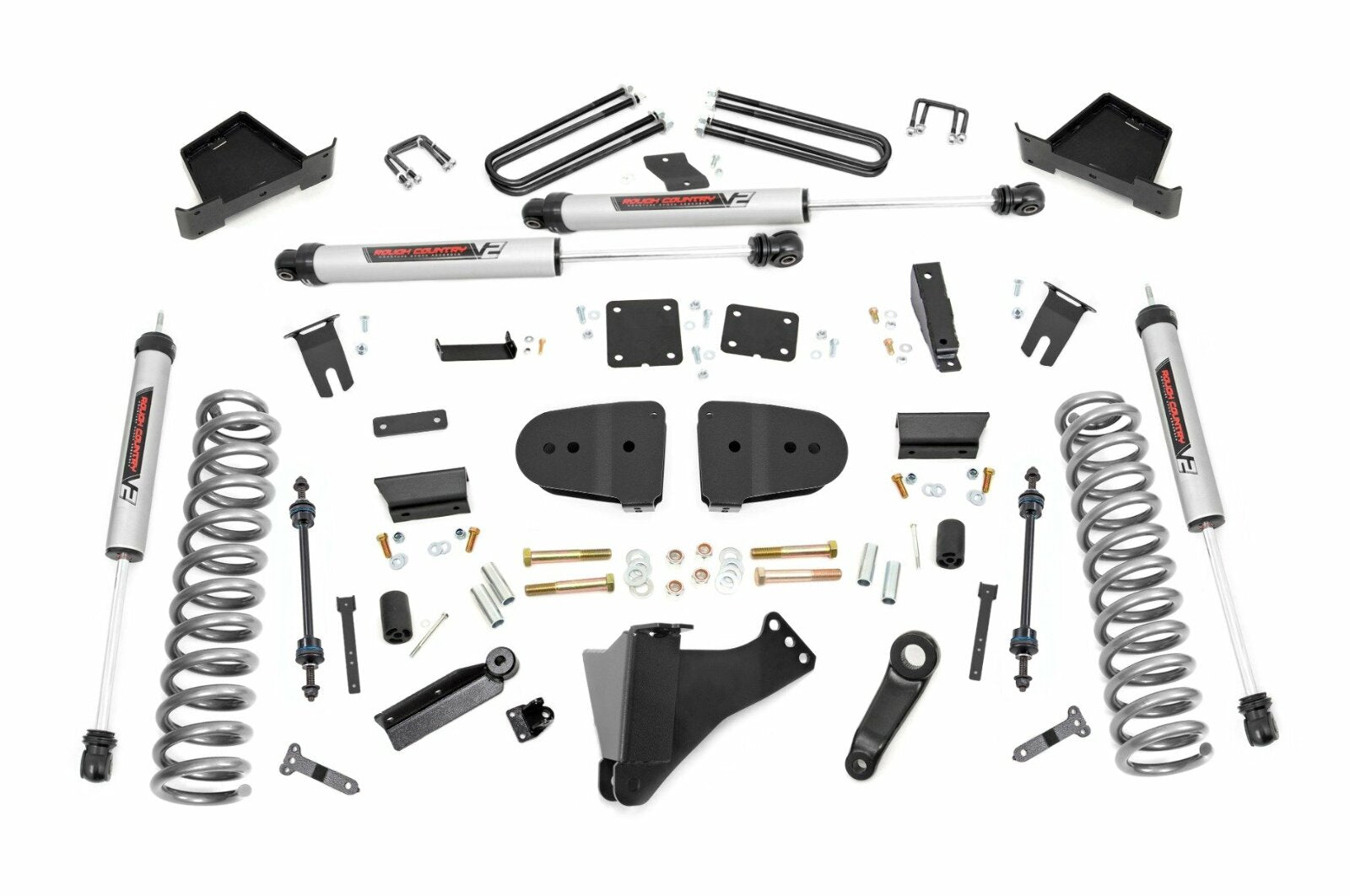 Rough Country 4.5" Lift Kit V2 Diesel for Ford F250/F350 Super Duty 4WD 23-25 -1