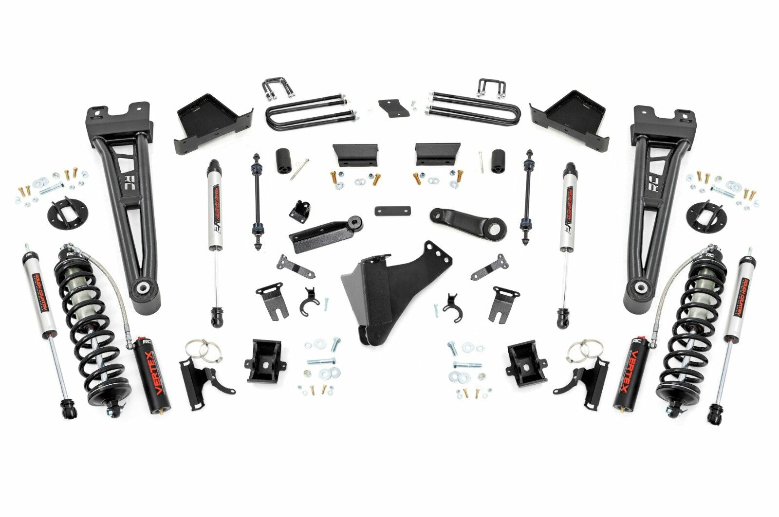 Rough Country 4.5" Lift Kit | R/A | C/O V2 | for Ford F250/F350 Super Duty 23-25 -1