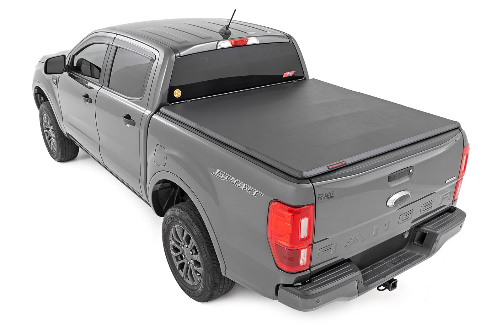Rough Country Soft Tri-Fold Bed Cover 5' Bed for Ford Ranger 2019-2023