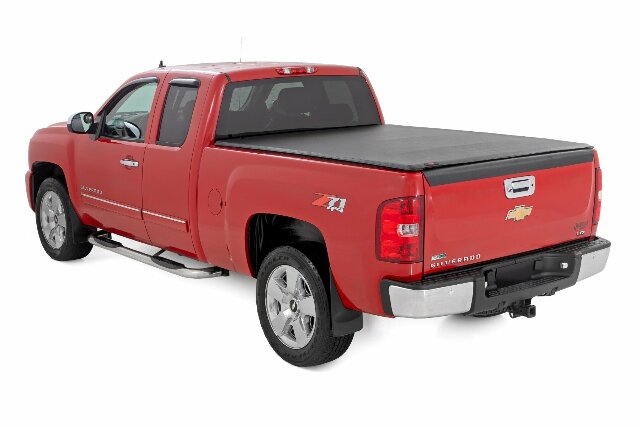 Soft Roll Up Bed Cover 6'7" Bed Chevy/GMC 1500/2500HD/3500HD 07-13 -3