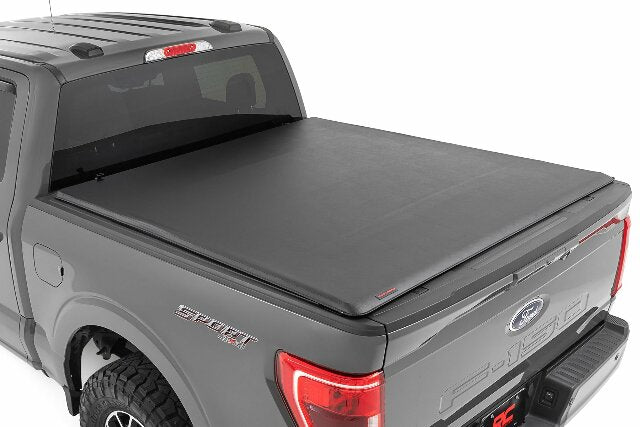 Roll Up Bed Cover 5'7" Bed Ford F-150/Lightning/Raptor 15+ -1