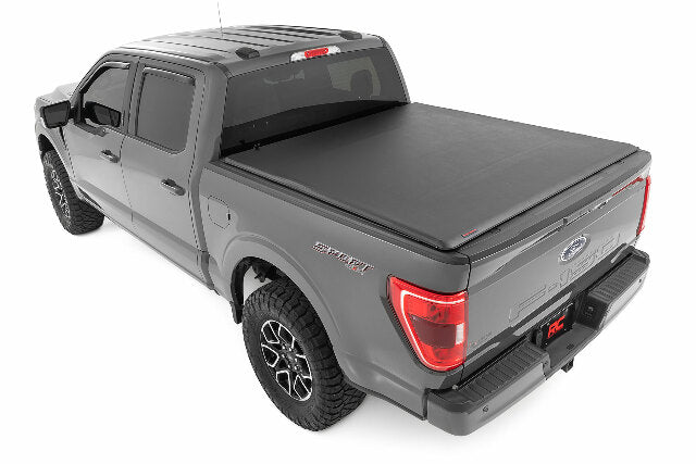 Roll Up Bed Cover 5'7" Bed Ford F-150/Lightning/Raptor 15+ -3
