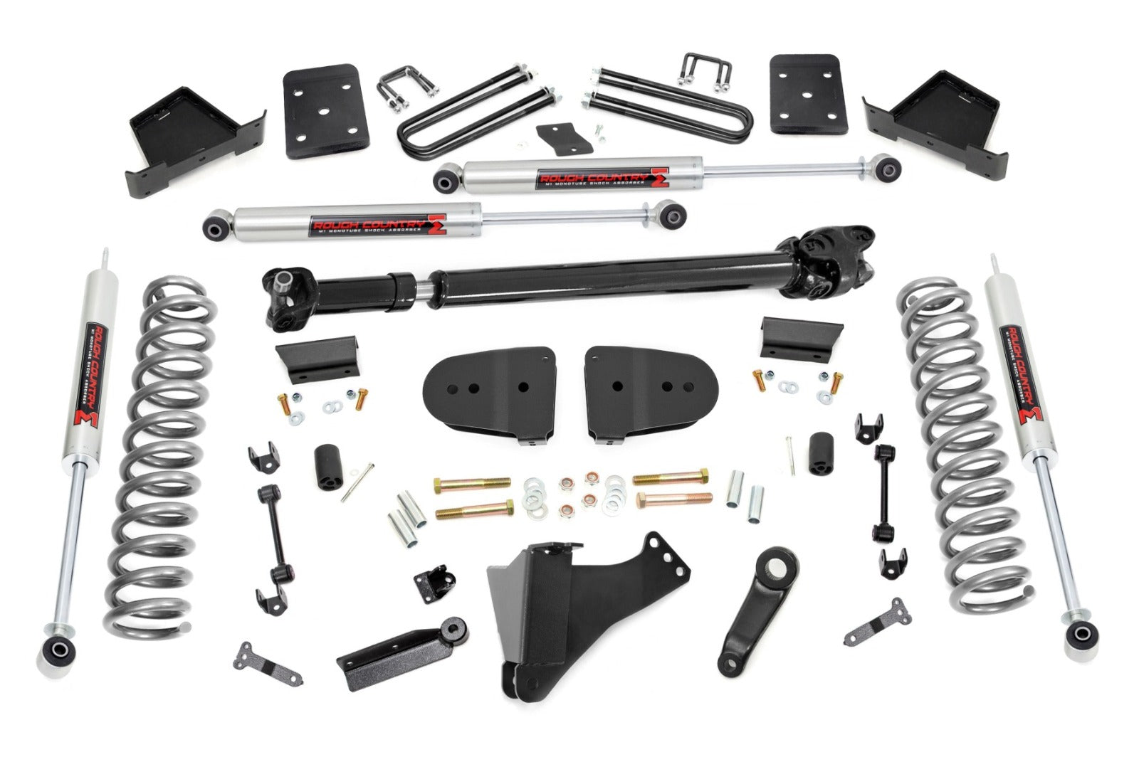 Rough Country 6" Lift kit Diesel No OVLD FR D/S M1 for Ford F250/F350 2023 -1