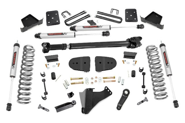 Rough Country 6" Lift kit No OVLDS D/S V2 for Ford F250/F350 23-25 Super Duty 43971
