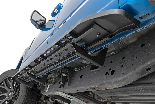 Rough Country Running Board Step Crew Cab Black For Ford F150 2015-2022 2wd/4wd 44005