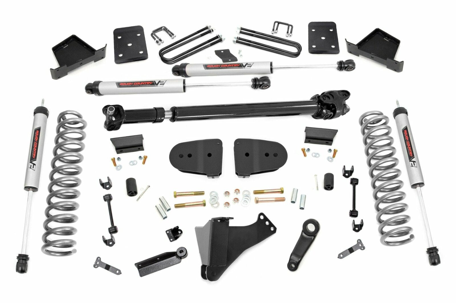 Rough Country 6" Lift Kit OVLDS D/S V2 for Ford F250/F350 SuperDuty 2023 -1