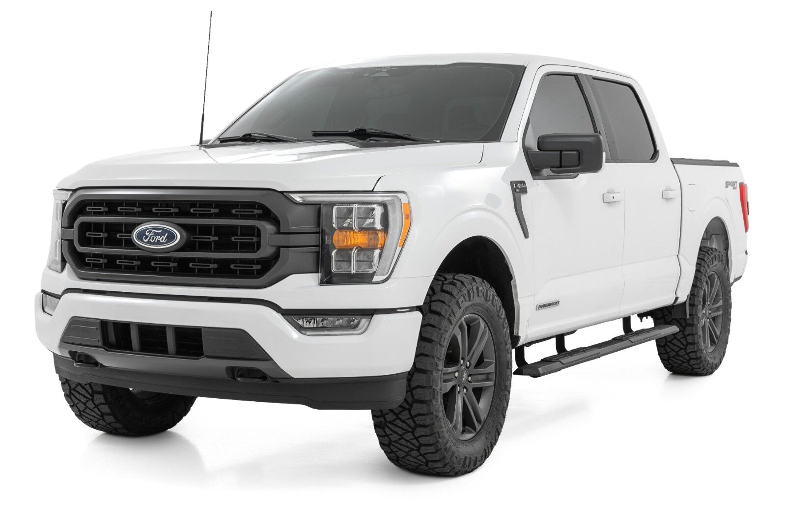 Rough Country TR2 Running Boards | for Ford F-150/F-250/F-350 2WD/4WD 15-26 45000