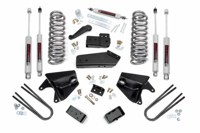 Rough Country 4" Suspension Lift Kit For Ford F150 1980-1996 W Shocks/Rr Blocks 465.20