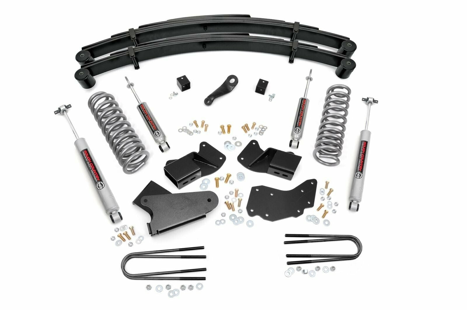 Rough Country 4 Inch Lift Kit Rear Springs For Ford Ranger 4WD 1983-1997 -1