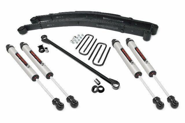 2.5"Ford Leveling Lift Kit w/ V2 Shocks 99-04 F-250/350 4WD 48970