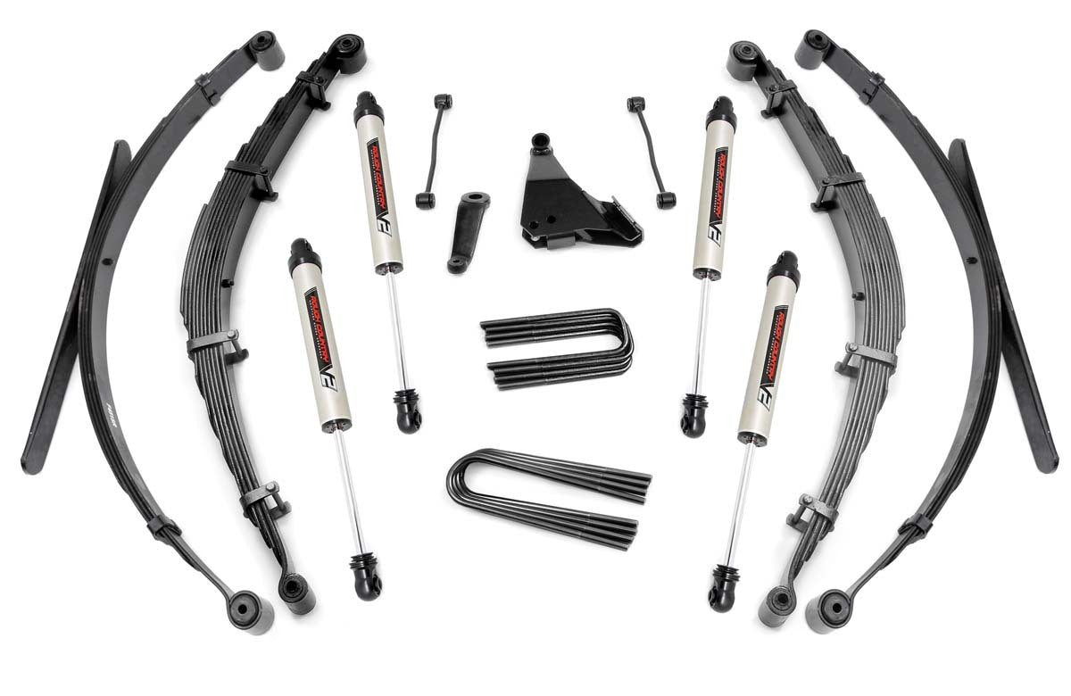 Rough Country 6in for Ford Suspension Lift System w/V2 Shocks -1