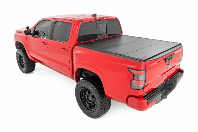 Hard Tri-Fold Flip Up Bed Cover 5' Bed | Nissan Frontier 2WD/4WD (22-25) -3