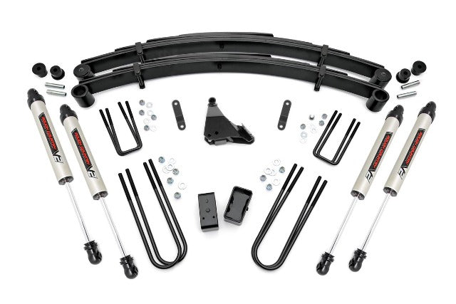 Rough Country 4in for Ford Suspension Lift Kit w/V2 Shocks 49570