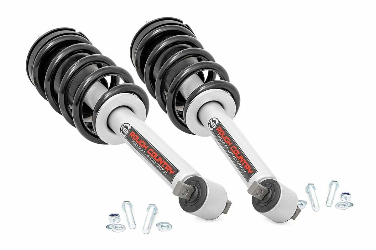 Rough Country GM 5in Lifted N3 Struts 14-18 1500 PU 501034