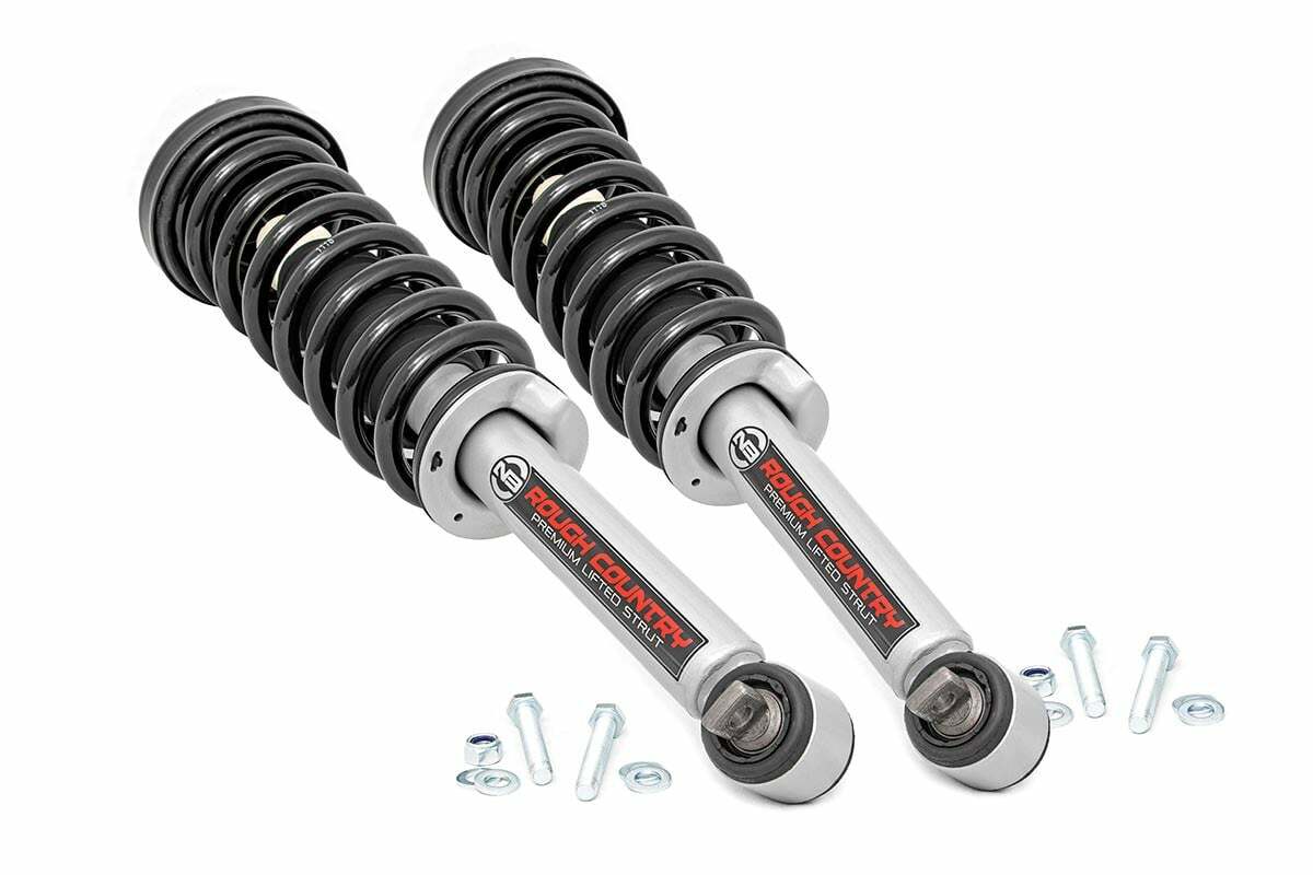 Rough Country Ford 4in Lifted N3 Struts Loaded 14-20 F-150 4WD 501051