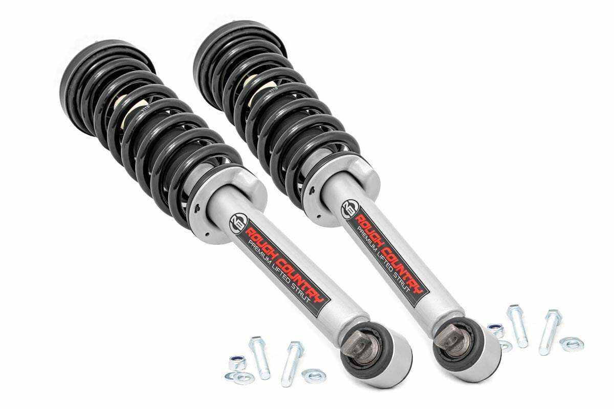 Rough Country Ford 6in Lifted N3 Struts Loaded 14-20 F-150 4WD 501052