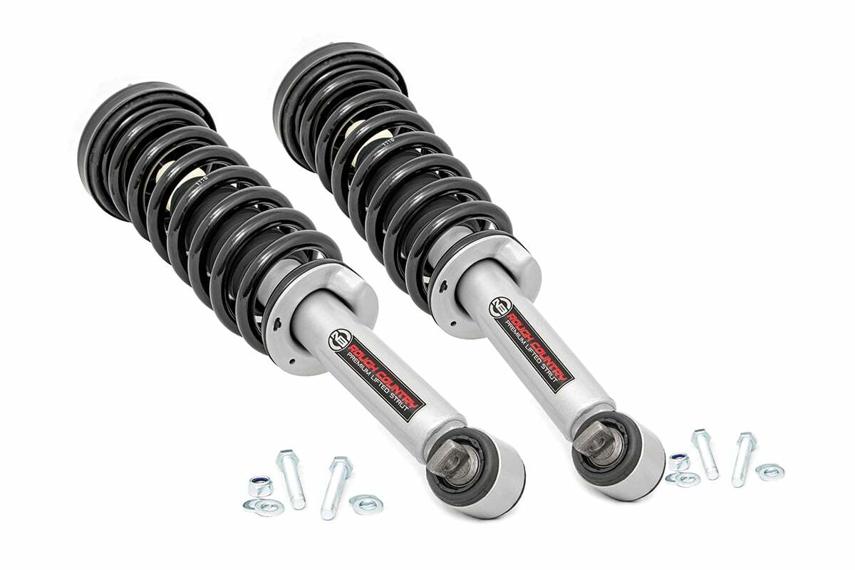Rough Country 2in Ford Front Leveling Strut Kit 14-23 F-150 4WD 501068