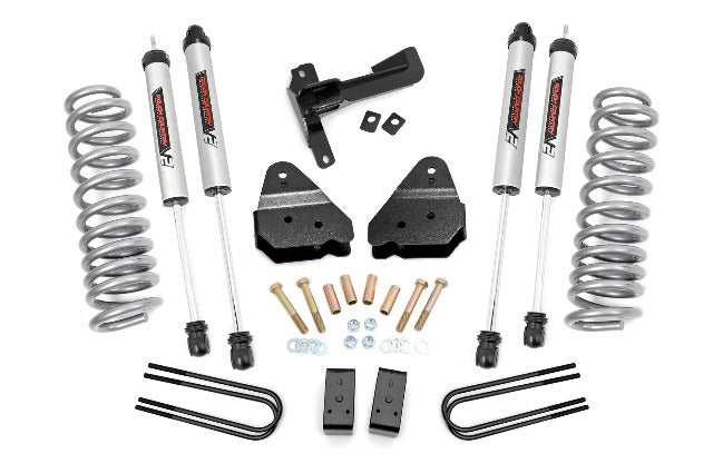 Rough Country 3" Lift Kit V2 Front Gas Coils for Ford Super Duty 4wd 17-22 50272