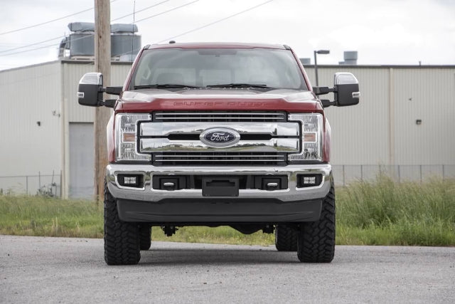 Rough Country 3" Lift Kit V2 Front Gas Coils for Ford Super Duty 4wd 17-22 50272