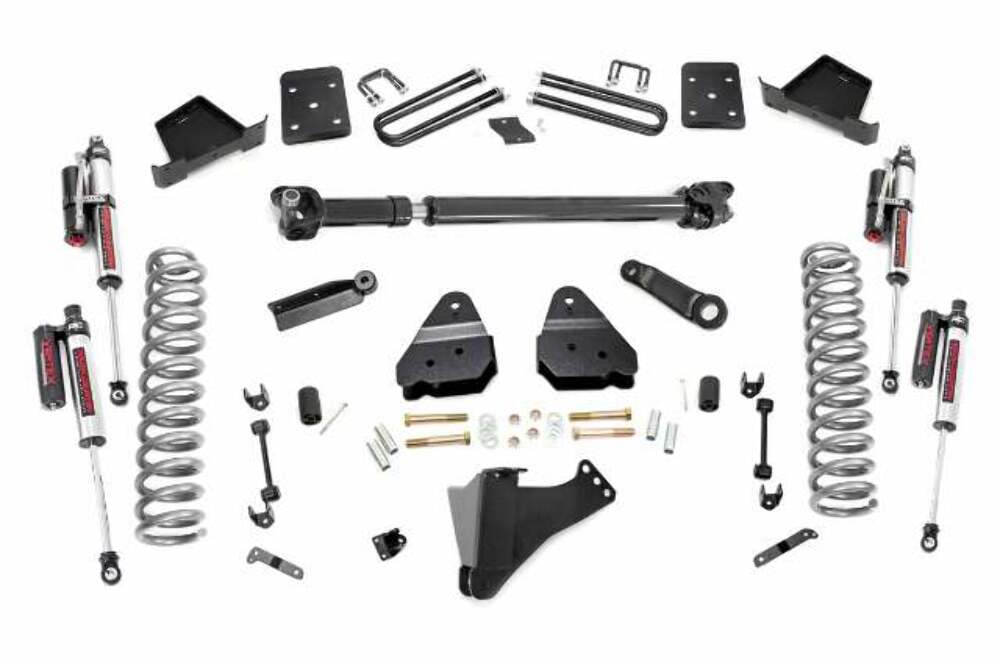 Rough Country 6" Lift Kit w/Front Shaft Vertex for 17-19 F-250 4wd w/OVLD Diesel
