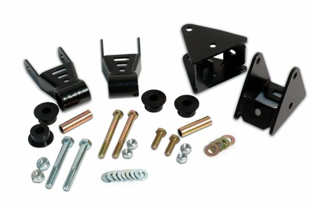 Front Shackle Reversal Kit Jeep Wrangler YJ 4WD 87-95 - -1