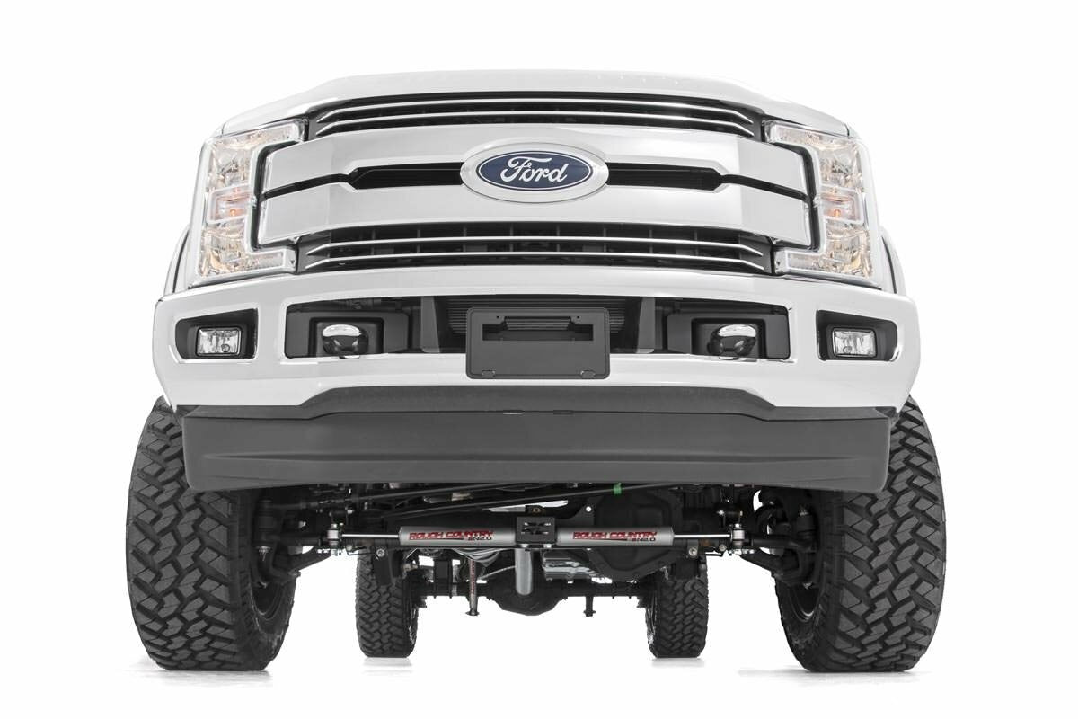 Rough Country 4.5 Inch Lift Kit M1 Shocks for Ford SuperDuty 4WD 17-22 -5