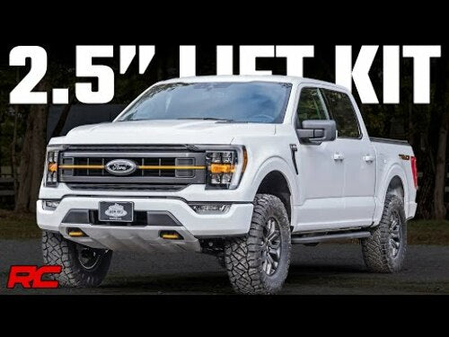 Rough Country 2.5" Lift Kit M1 Struts For Ford F-150 Tremor 4wd 2021-2022 510040