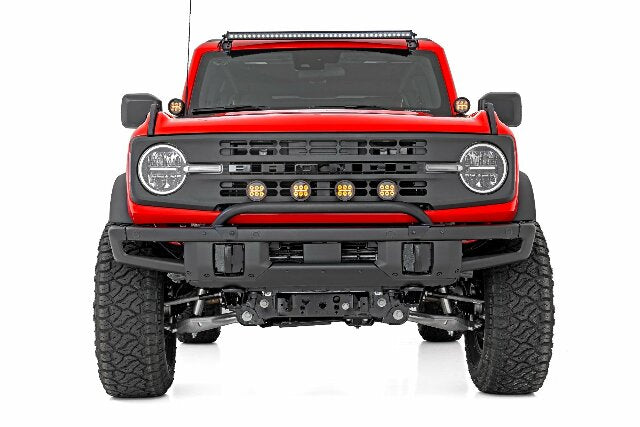 Rough Country Light Bar 3.5" LED Blk Amber DRL OE Modular for Ford Bronco 21-25 51136