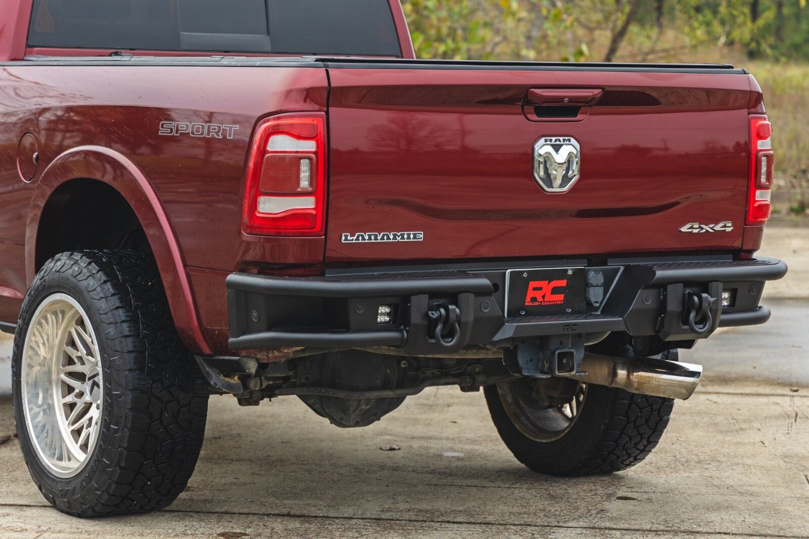 Rough Country Rear Bumper Tubular for Ram 2500/3500 (2010-2025)