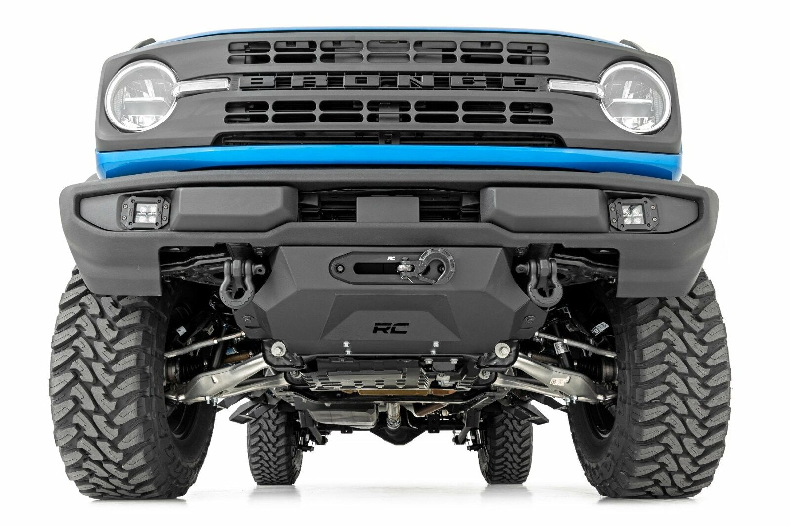 Rough Country 3.5" Lift Kit M1R Reservoir for Ford Bronco 4WD 21-25 -3