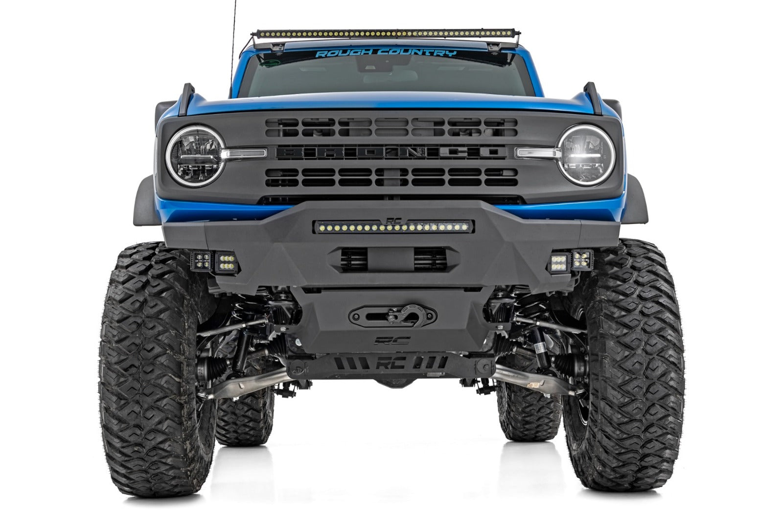 Rough Country 7 Inch Lift Kit Vertex for Ford Bronco 4WD (2021-2025) -3