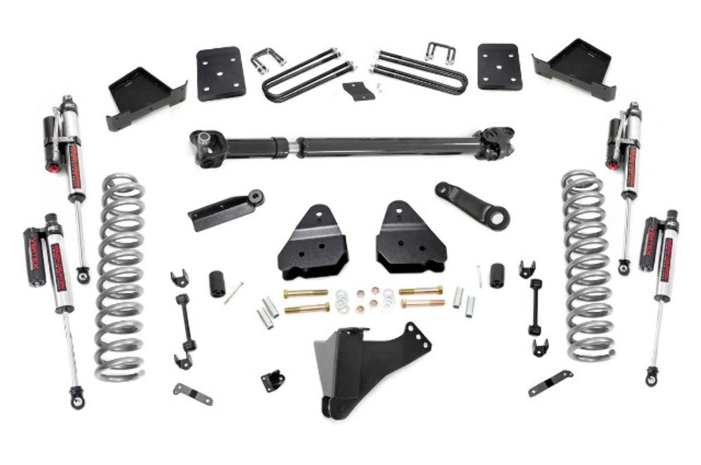Rough Country 6" Lift Kit Vertex for 17-19 F-250/350 4wd Diesel 4in Axle w/OVLD